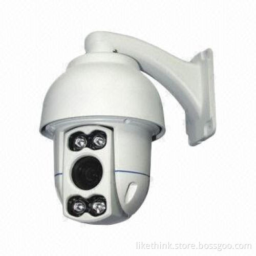720P HD IP High-speed 4-inch Outdoor Dome Camera with H.264, Onvif, 50m IR Distance